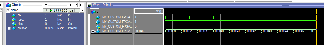 ModelSim Waveform